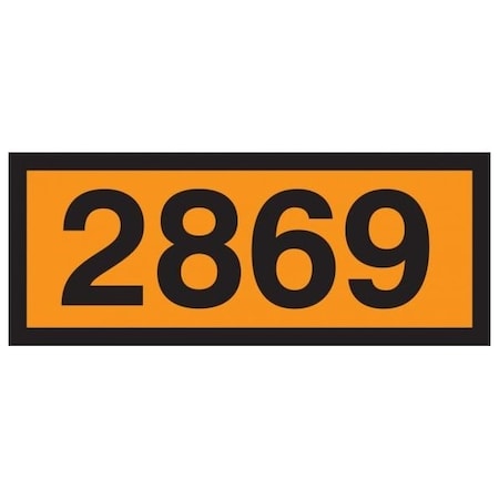 Accuform ORANGE 4DIGIT PANEL 2869 TITANIUM MPR619CT MPR619CT